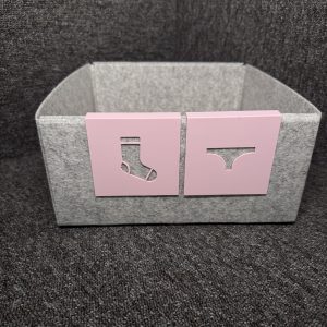 Etykieta na pudełko – pojedyncza (druk 3D)